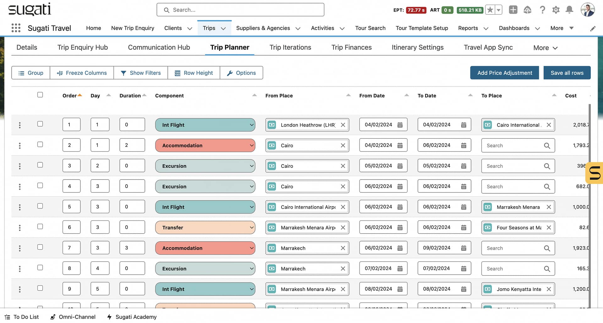 1. Faster, Smarter, Itinerary Creation- Why us