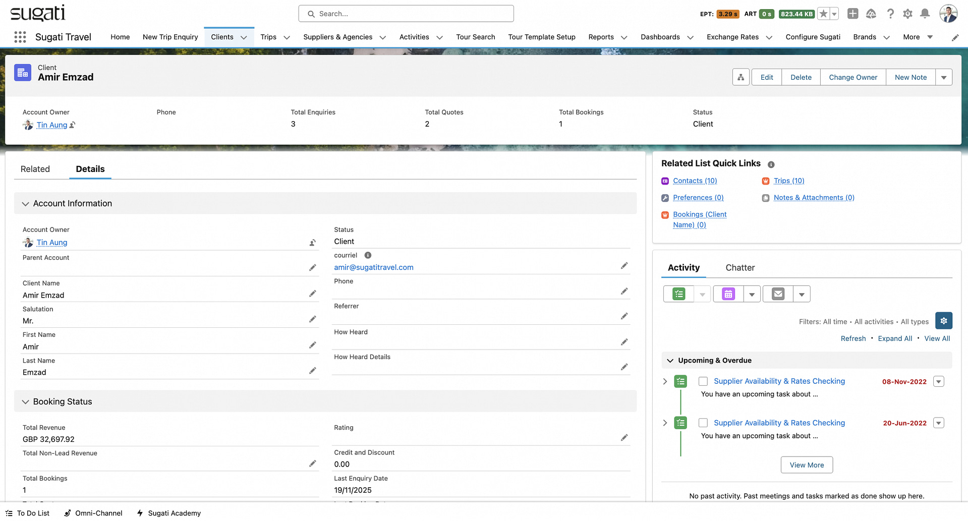 2. Online Booking with CRM
